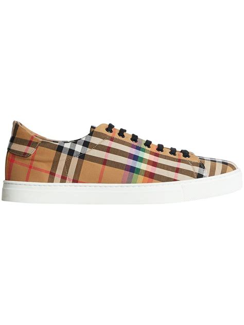 burberry rainbow sneakers